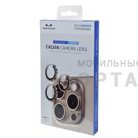 Защитное стекло на камеру KEEPHONE CALVIN, iPhone 16 Pro Max (6.9), Bronze Защитное стекло на камеру KEEPHONE CALVIN, iPhone 16 Pro Max (6.9), Bronze