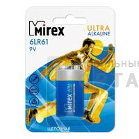 Элемент питания Mirex 6LR61 / Крона 9V  1 шт (1/12/240), ecopack