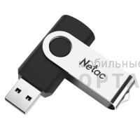 Флешка USB 128 Гб Netac U505 чёрный/серебро Флешка USB 128 Гб Netac U505 чёрный/серебро