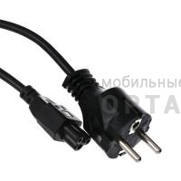 Кабель питания для ноутбуков, 3-pin, с заземлением, (прямой) 220V 3m Telecom <TP022-3.0-BK> (1/50)